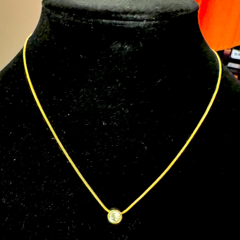 Napier solitaire pendant necklace
